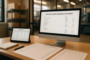 Manufacturing Financial Statement - In detail Walkthrough