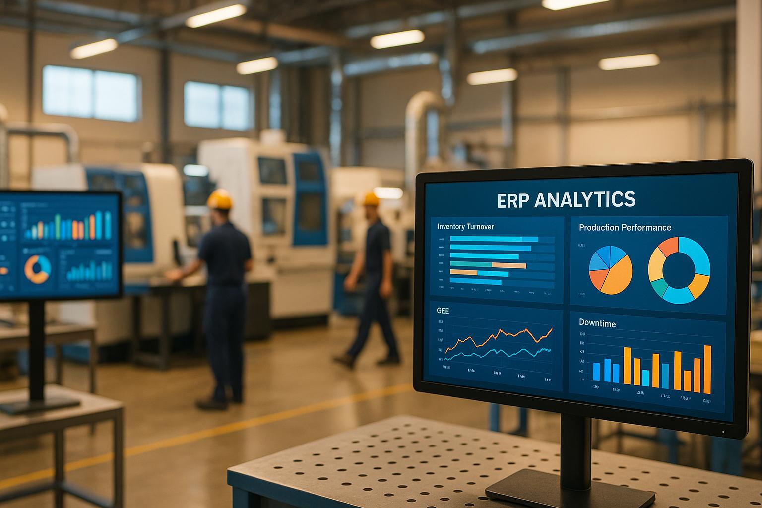 How ERP Analytics Improve Manufacturing Efficiency